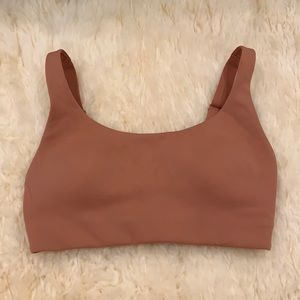 Lululemon in alignment straight strap bra, light support for C/D cup